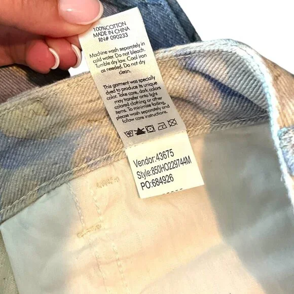 The Met x PacSun Van Gogh Wheat Field With Cypresses Carpenter Pants Size 24 - Picture 11 of 11